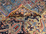 Fine Antique Persian Heriz Rug 6'7" x 11' 0"