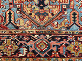 Fine Antique Persian Heriz Rug 6'7" x 11' 0"