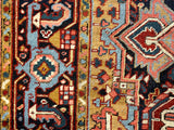 Fine Antique Persian Heriz Rug 6'7" x 11' 0"