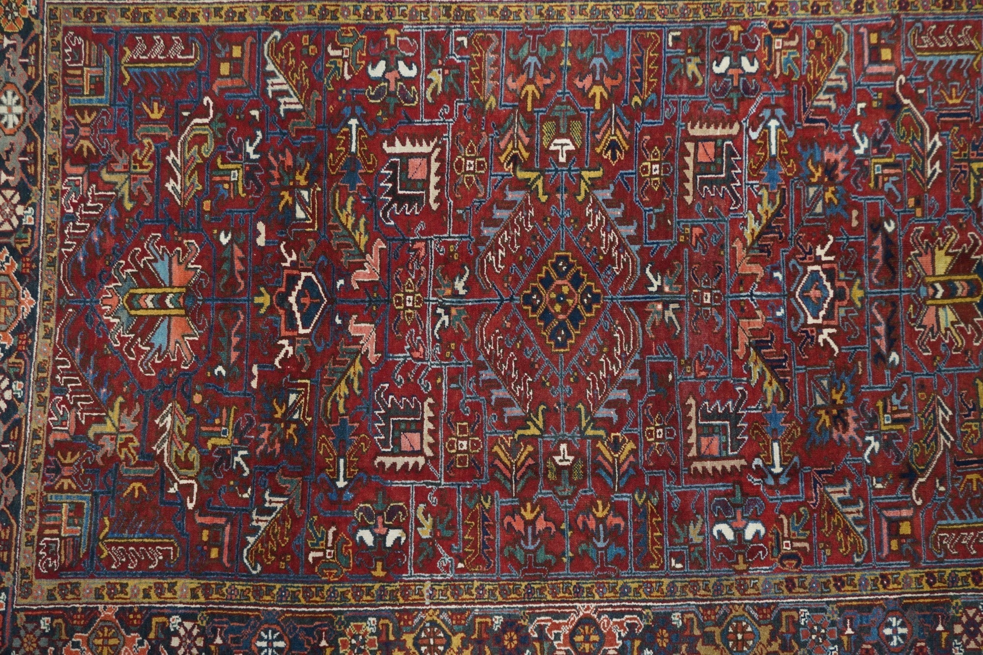 Vintage Heriz Rug 6'7'' x 9'9''