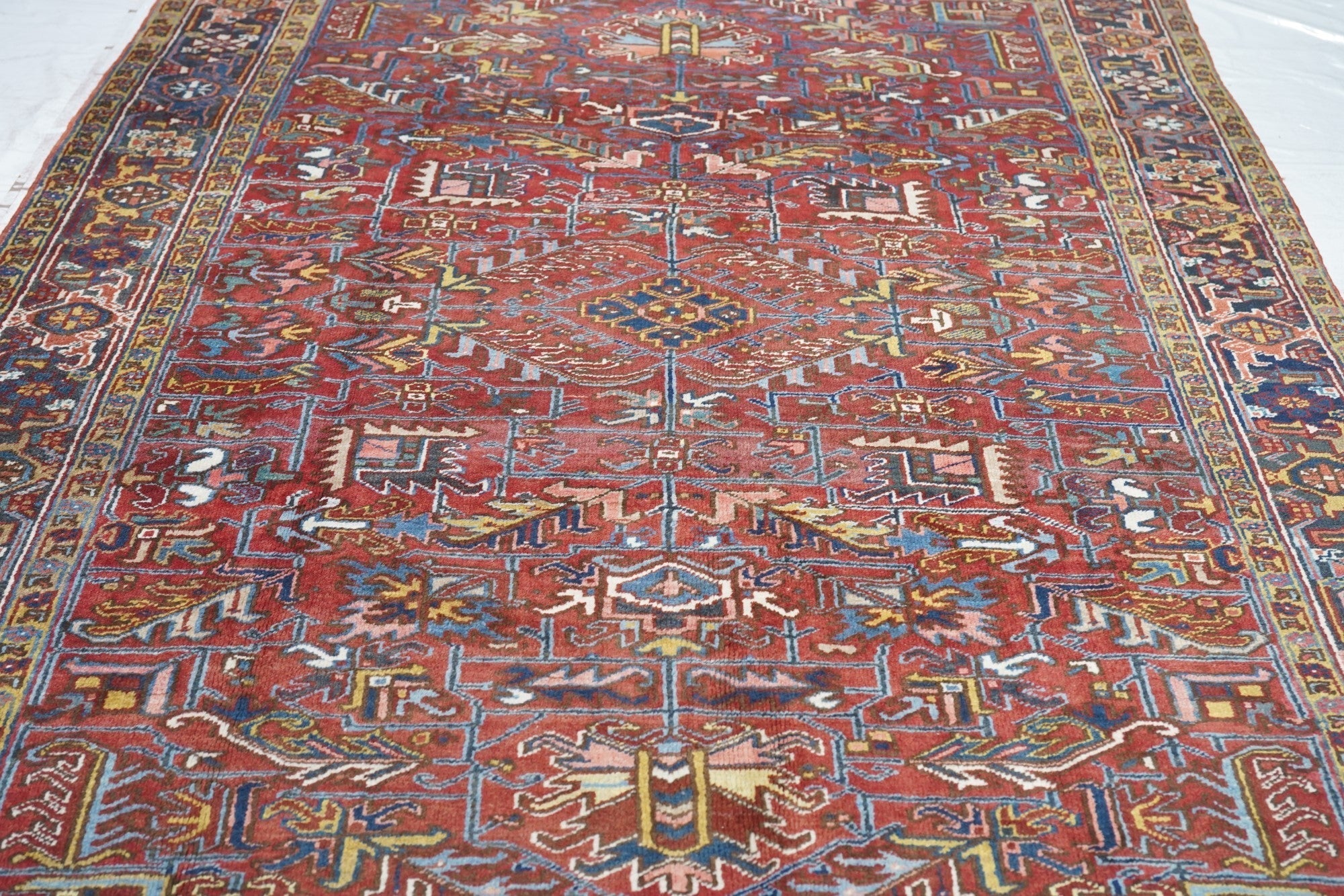 Vintage Heriz Rug 6'7'' x 9'9''