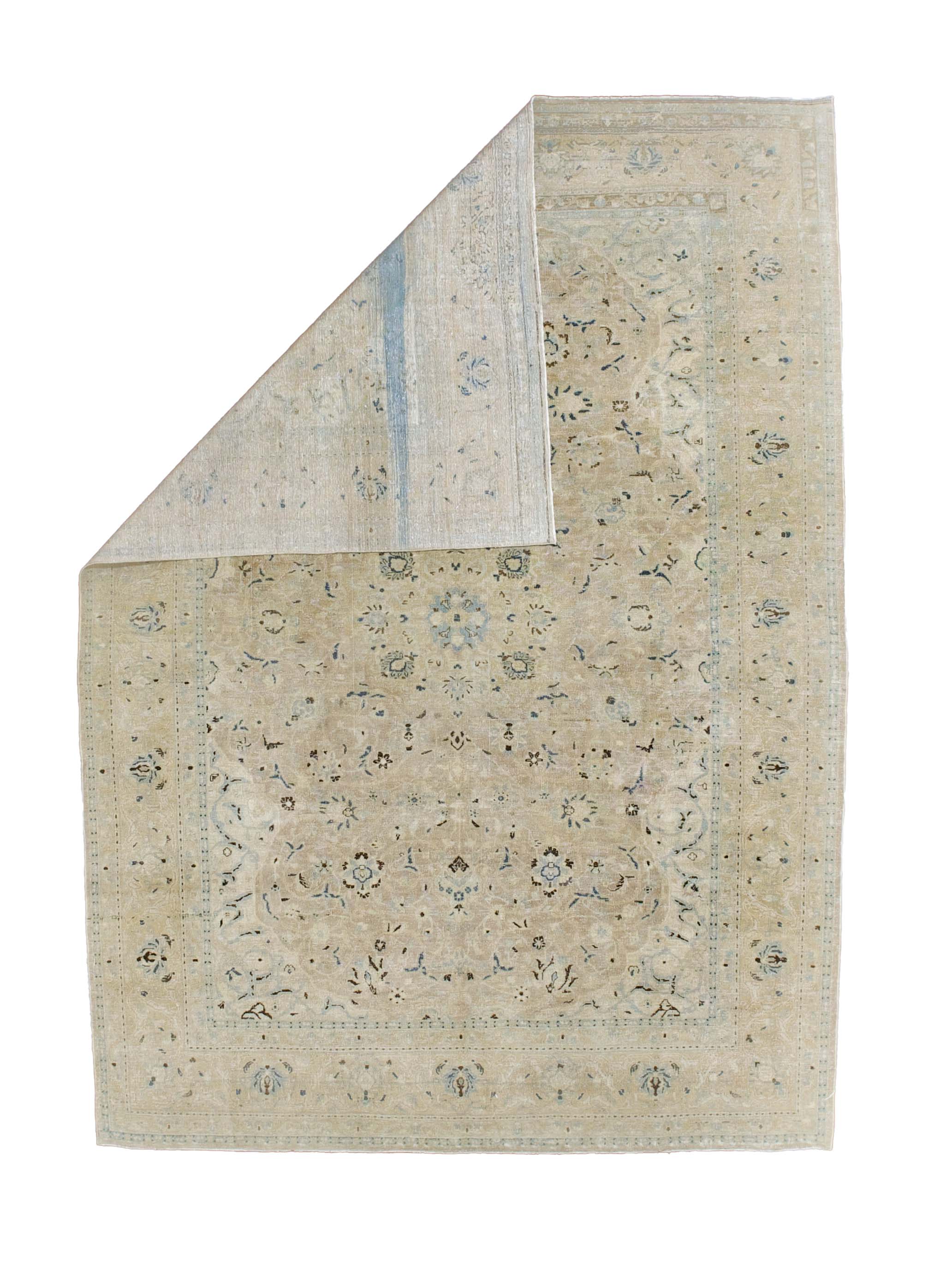 Fine Antique Tabriz Rug 7' 6'' x 10' 4''