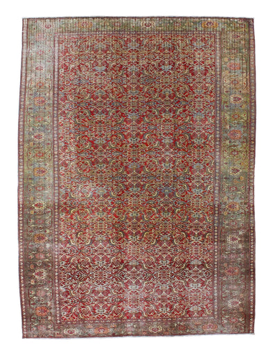 Extremely Fine Antique Mishan Malayer Rug 7' 0