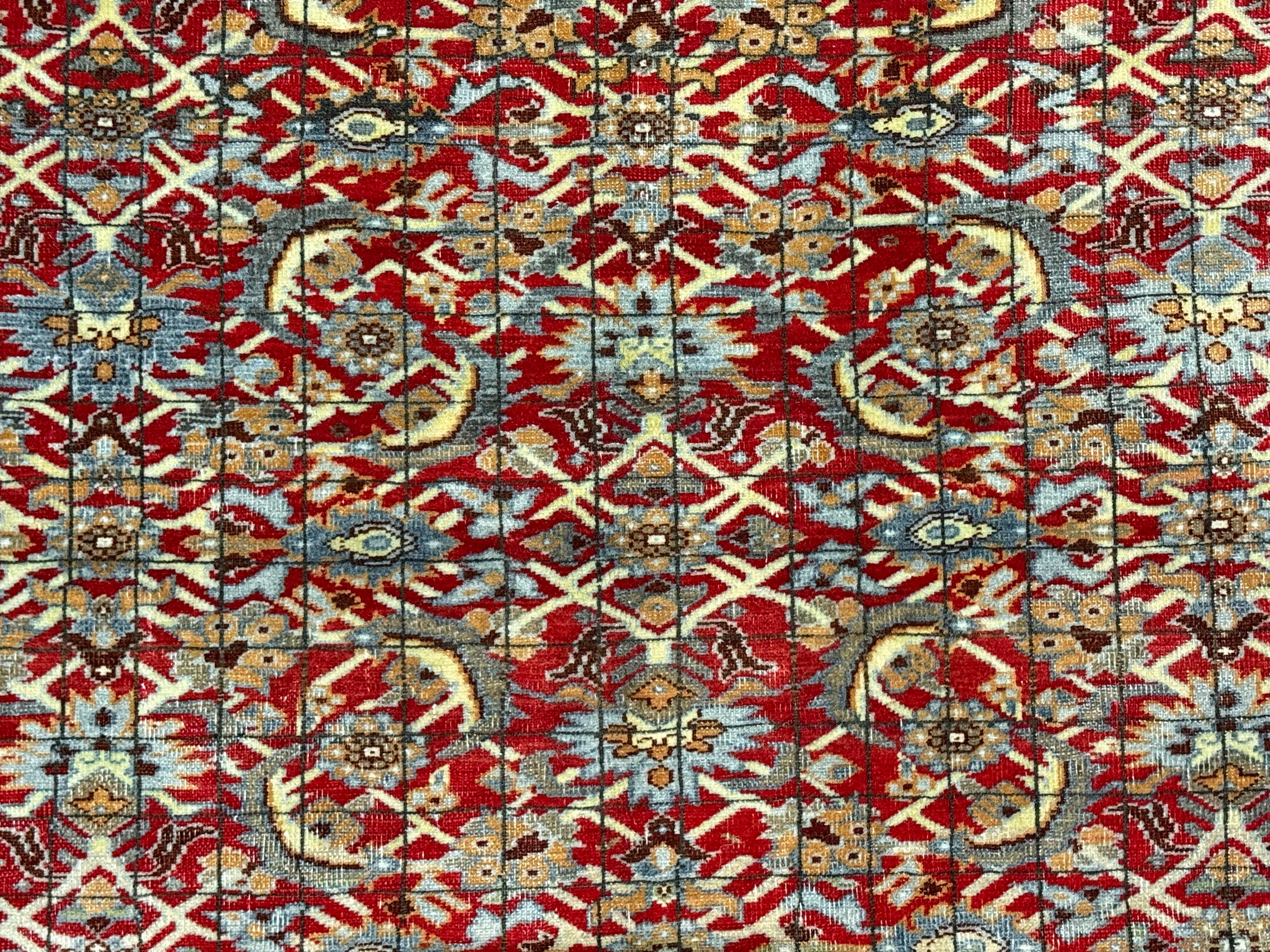 Extremely Fine Antique Mishan Malayer Rug 7' 0" x 9' 5"