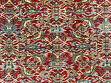 Extremely Fine Antique Mishan Malayer Rug 7' 0" x 9' 5"