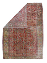 Extremely Fine Antique Mishan Malayer Rug 7' 0" x 9' 5"