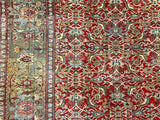 Extremely Fine Antique Mishan Malayer Rug 7' 0" x 9' 5"