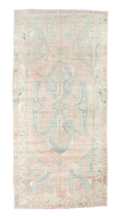 Vintage Turkish Tribal Rug 4' 9