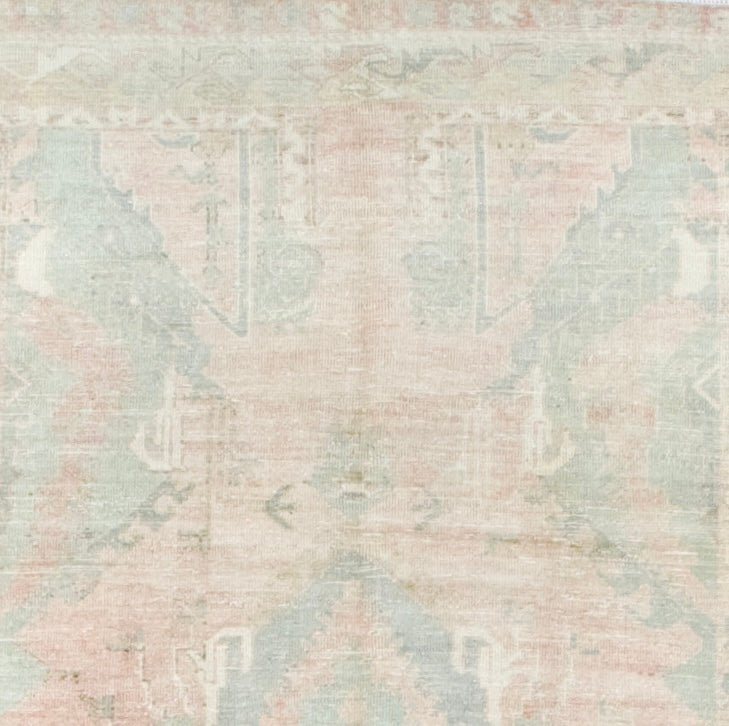 Vintage Turkish Tribal Rug 4' 9" x 10' 0"