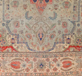 Antique Mohtasham Kashan Rug 7'8" x 10'10"