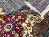 Extremely Fine and Rare Antique Silk  Rug 3' 6'' x 5' 1''