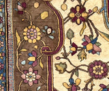 Extremely Fine and Rare Antique Silk  Rug 3' 6'' x 5' 1''