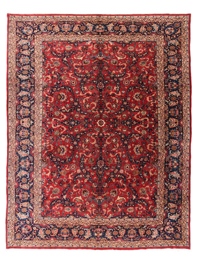 Fine Antique Kashan Rug 10'0'' x 13'0''