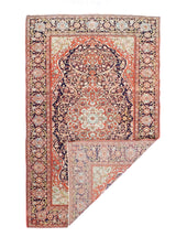 Antique  Mohtasham Kashan 4'3" x 7'