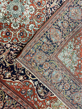 Antique  Mohtasham Kashan 4'3" x 7'