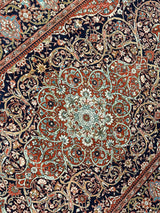 Antique  Mohtasham Kashan 4'3" x 7'