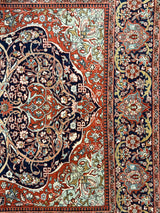 Antique  Mohtasham Kashan 4'3" x 7'
