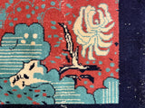 Fine Vintage Art Deco Rug 4' 0" x 6' 9''