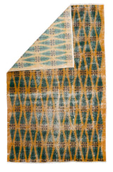 Fine Vintage Art Deco Rug 5'1" x 8' 0"