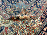 Antique  Mohtasham Kashan 4'4" x 6' 8"
