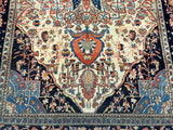 Antique  Mohtasham Kashan 4'4" x 6' 8"