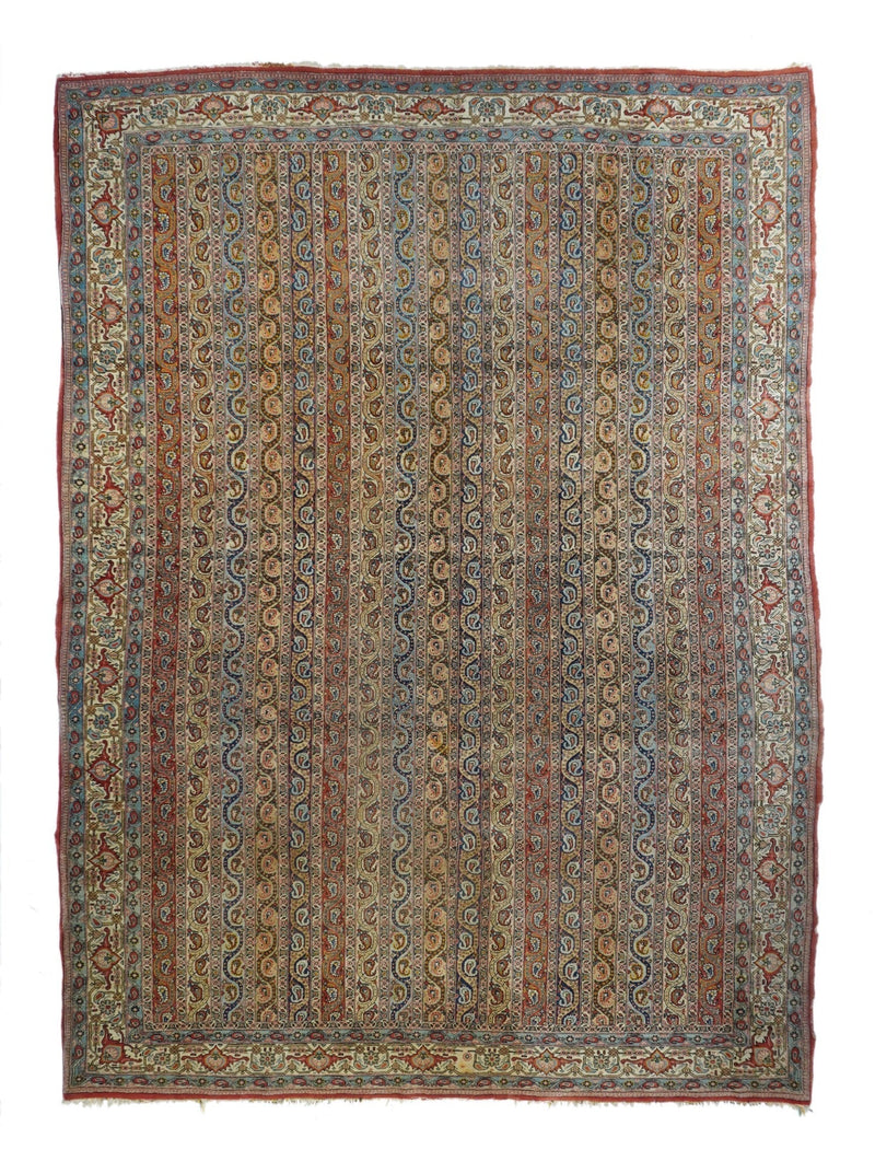 Extremely Fine  Qum Wool Rug 7'11'' x 10'11''