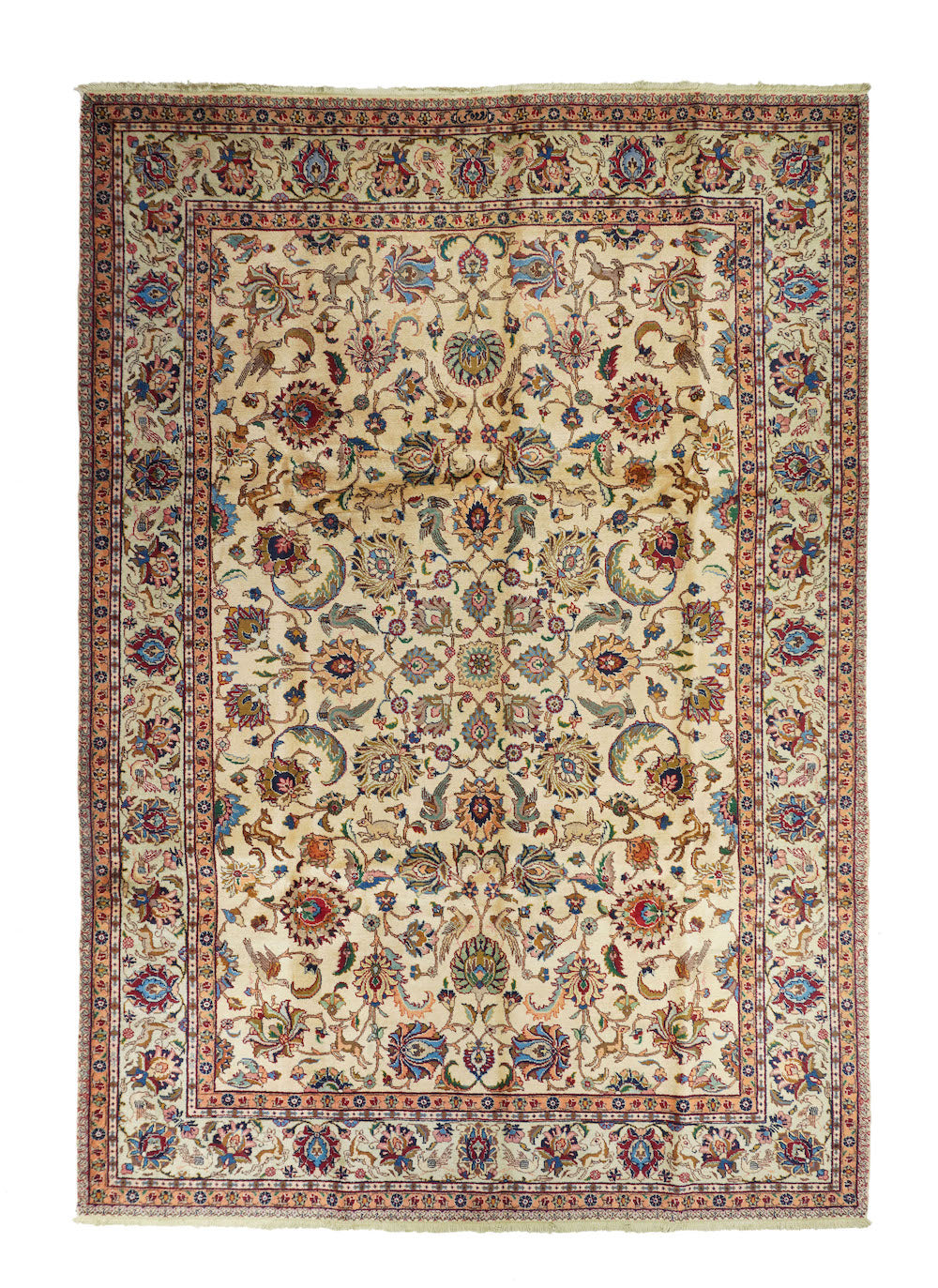 Vintage Tabriz Rug 7'11'' x 11'5''