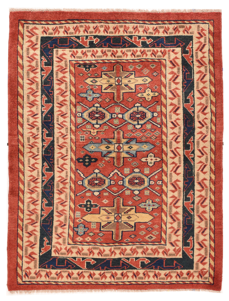 Vintage Varamin Rug 5'1'' x 6'6''