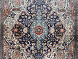 Fine Antique Persian Mohtasham Kashan Wool Rug 4' 3" x 6' 7"
