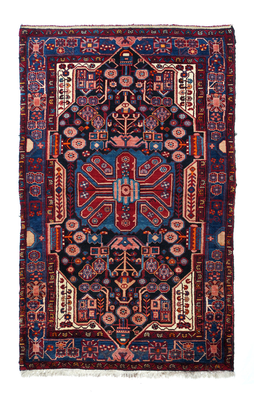 Vintage Hamadan Rug 5'0'' x 8'2''