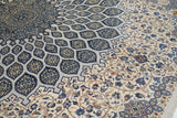 Extremely Fine  Isfahan Wool and Silk Rug 7'4'' x 11'4''