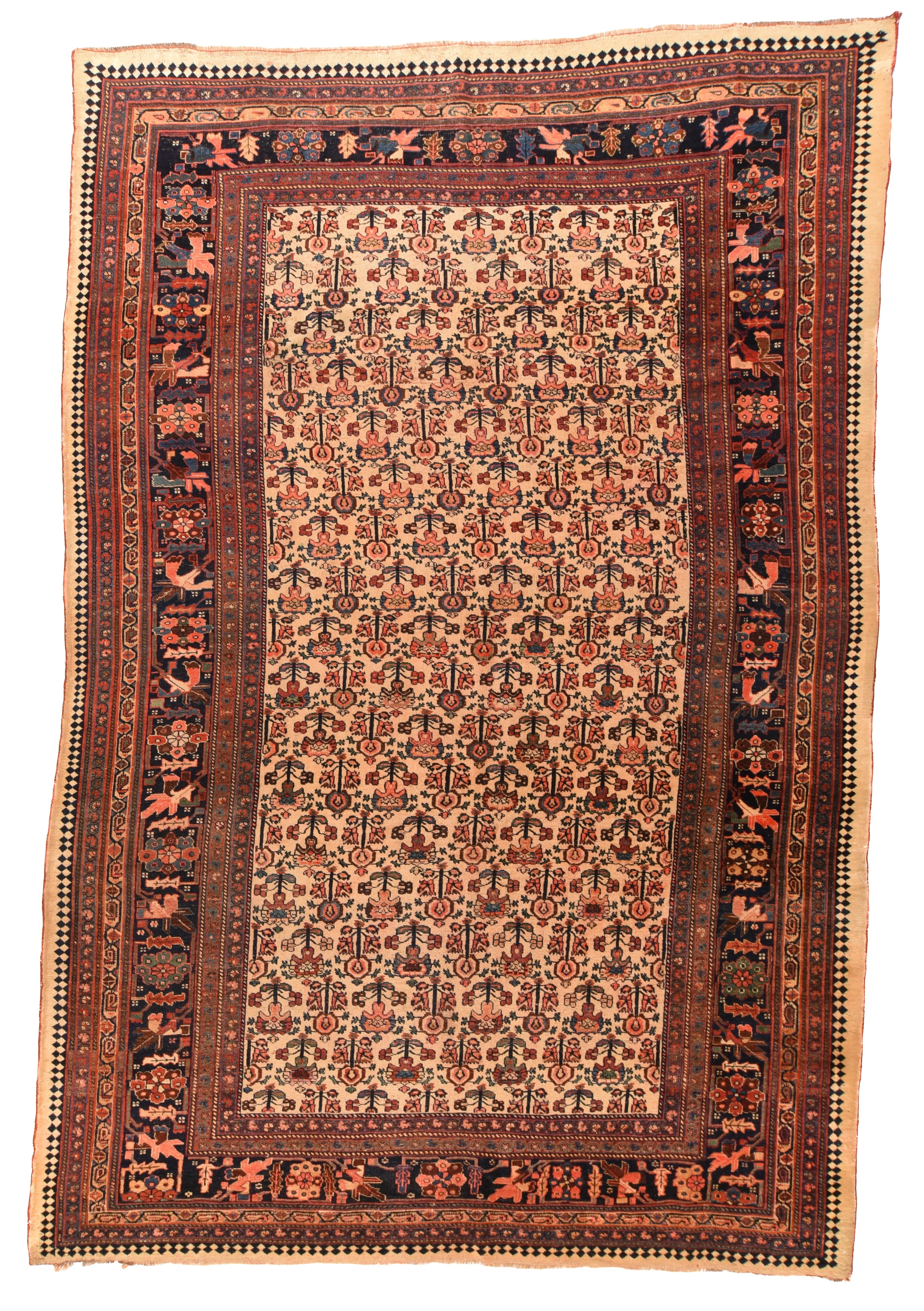 Antique Bidjar Rug 7'7'' x 11'4''