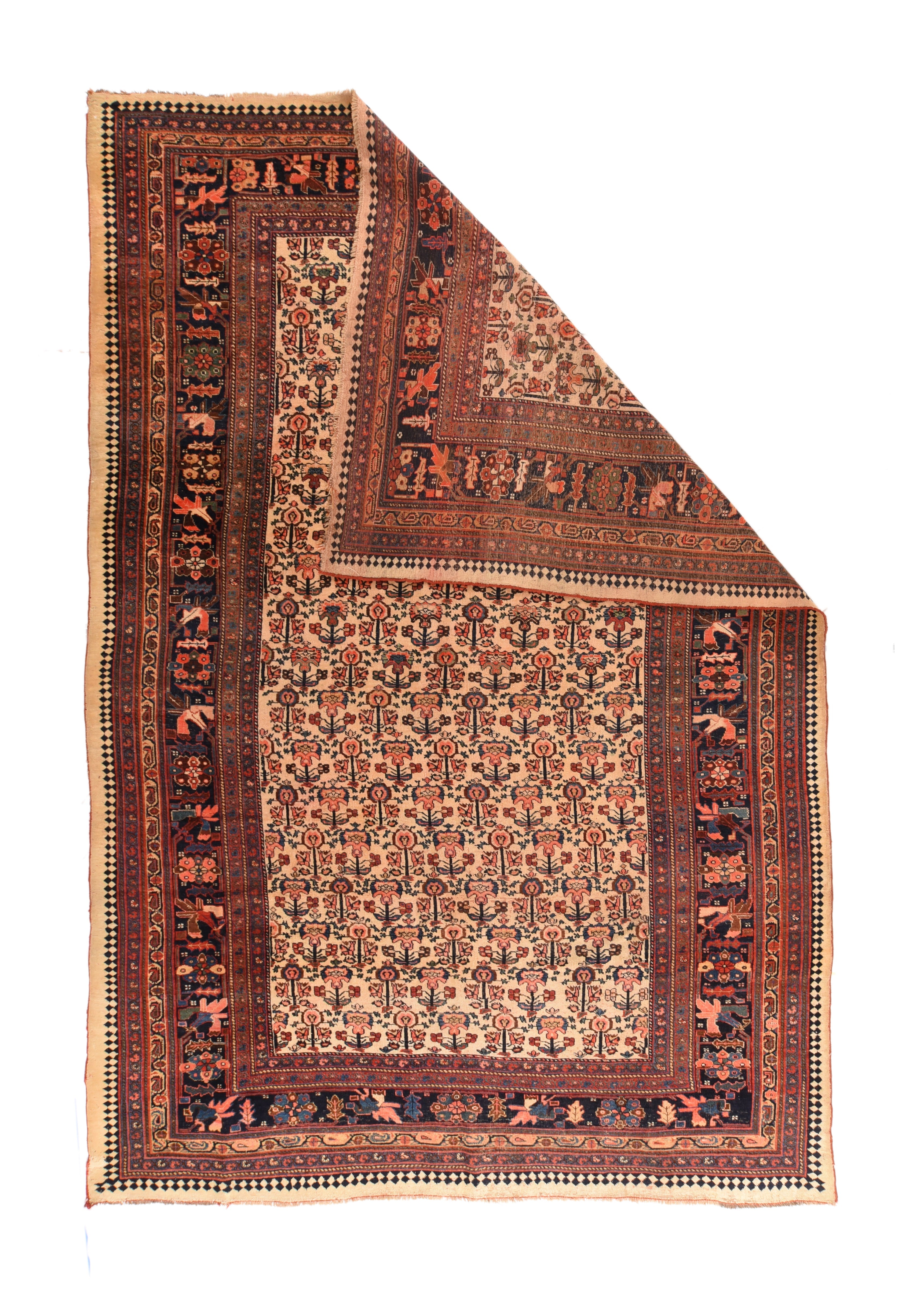 Antique Bidjar Rug 7'7'' x 11'4''