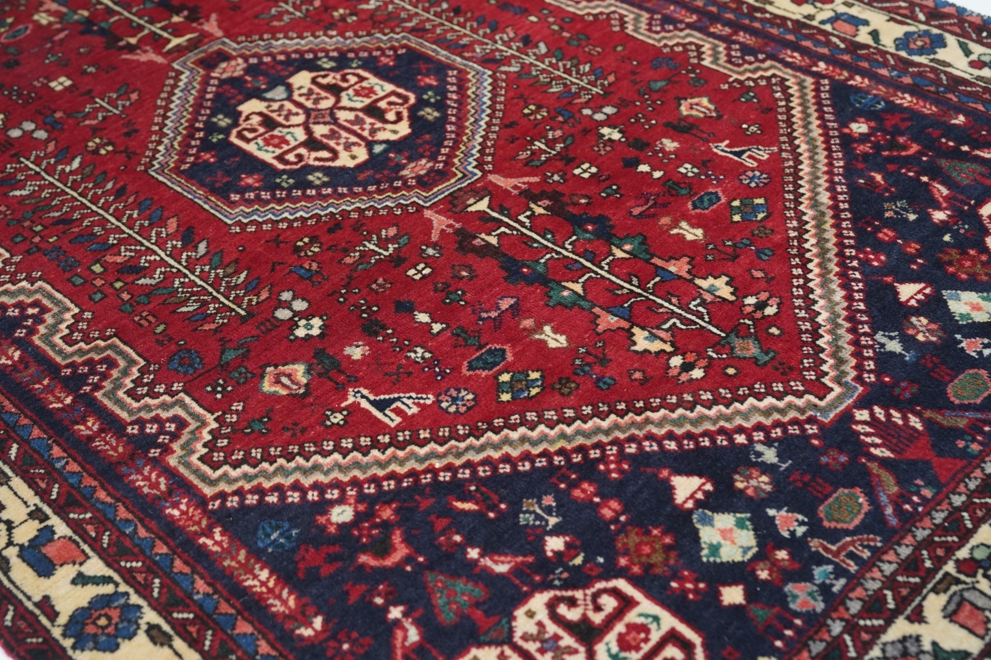 Vintage Abadeh Rug 3'4'' x 5'2''