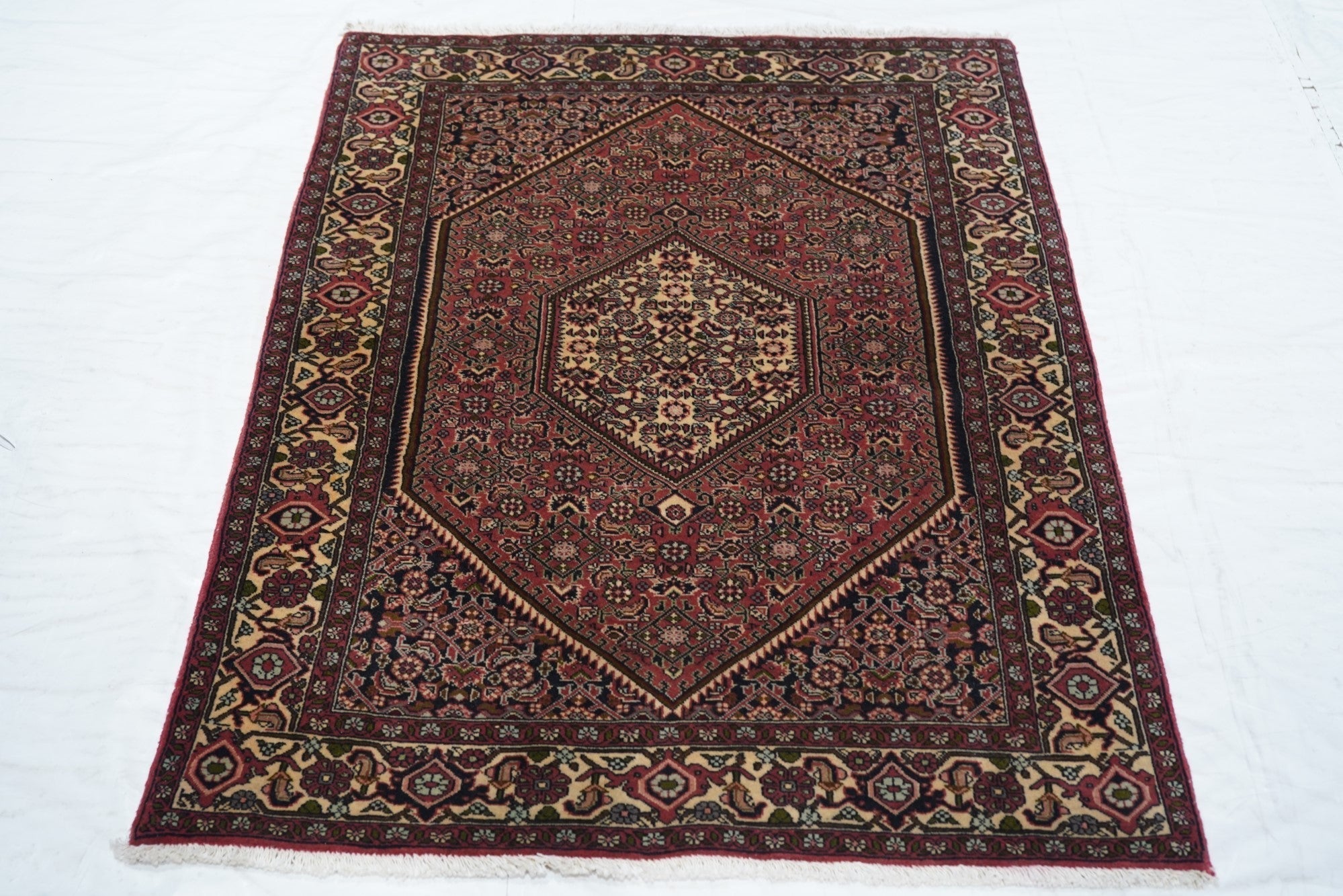 Vintage Bidjar Rug 3'8'' x 5'3''