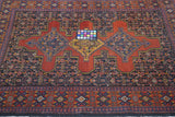 Antique  Senneh Rug 3'7" x 4' 10"