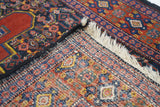 Antique  Senneh Rug 3'7" x 4' 10"