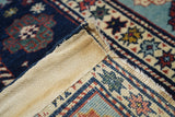 Antique Caucasian Shirvan Rug 3' 3" x 4' 5"