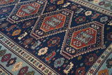 Antique Caucasian Shirvan Rug 3' 3" x 4' 5"
