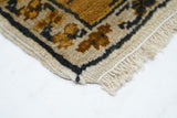 Antique  Tabriz Lion Wool Rug 3'7'' x 4'8''