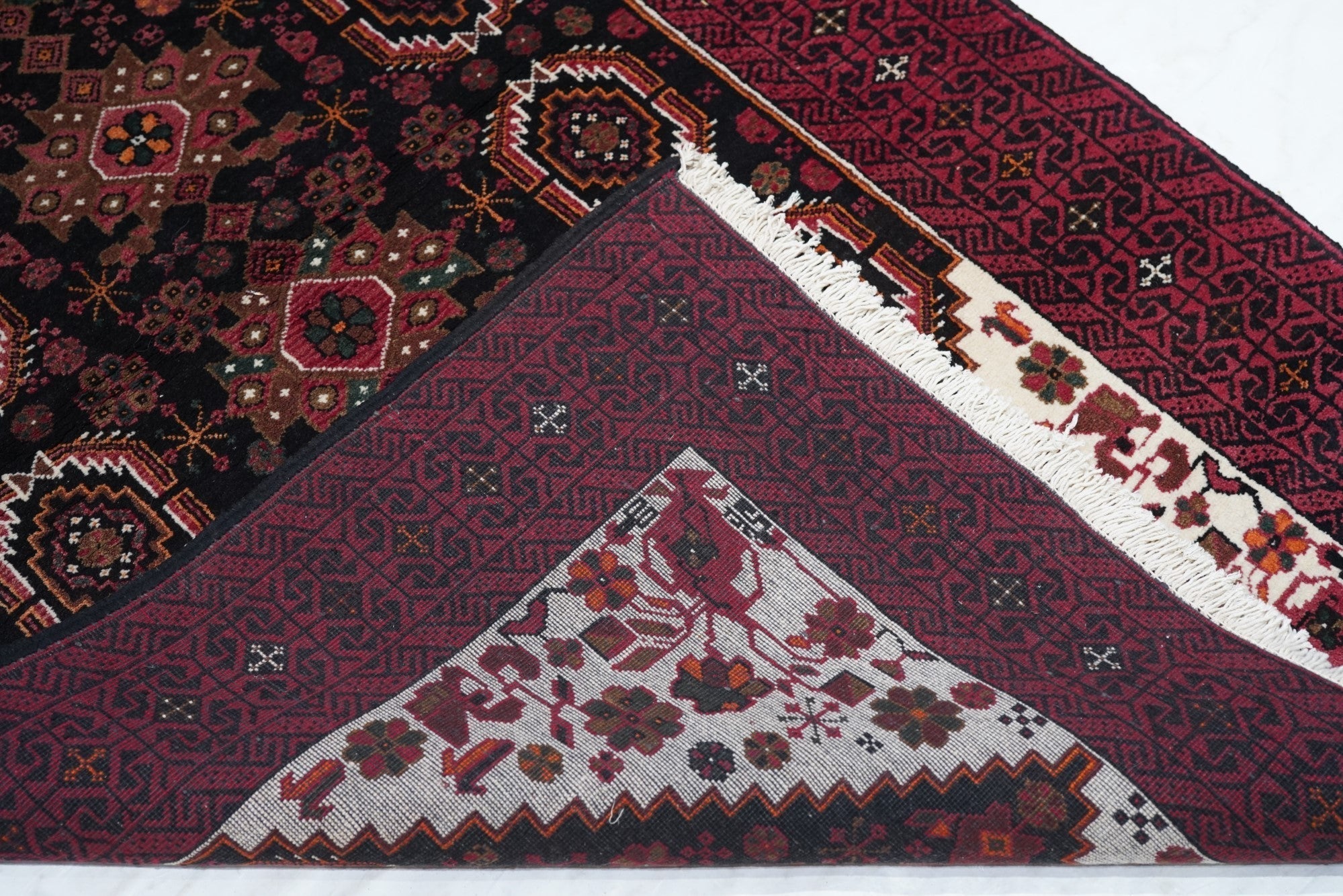 Vintage Baluch Rug 3'4'' x 6'6''
