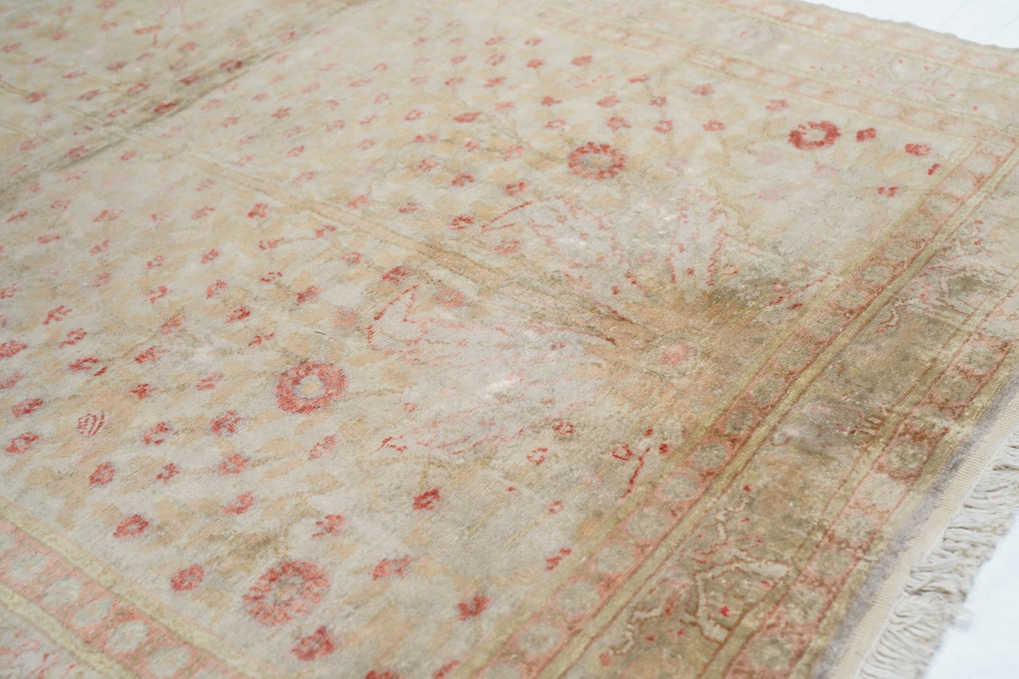 Fine Antique Turkish Wool Rug 4'0" x 5'8''