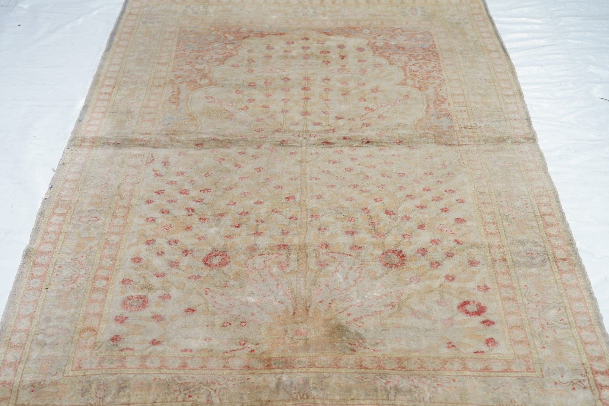 Fine Antique Turkish Wool Rug 4'0" x 5'8''