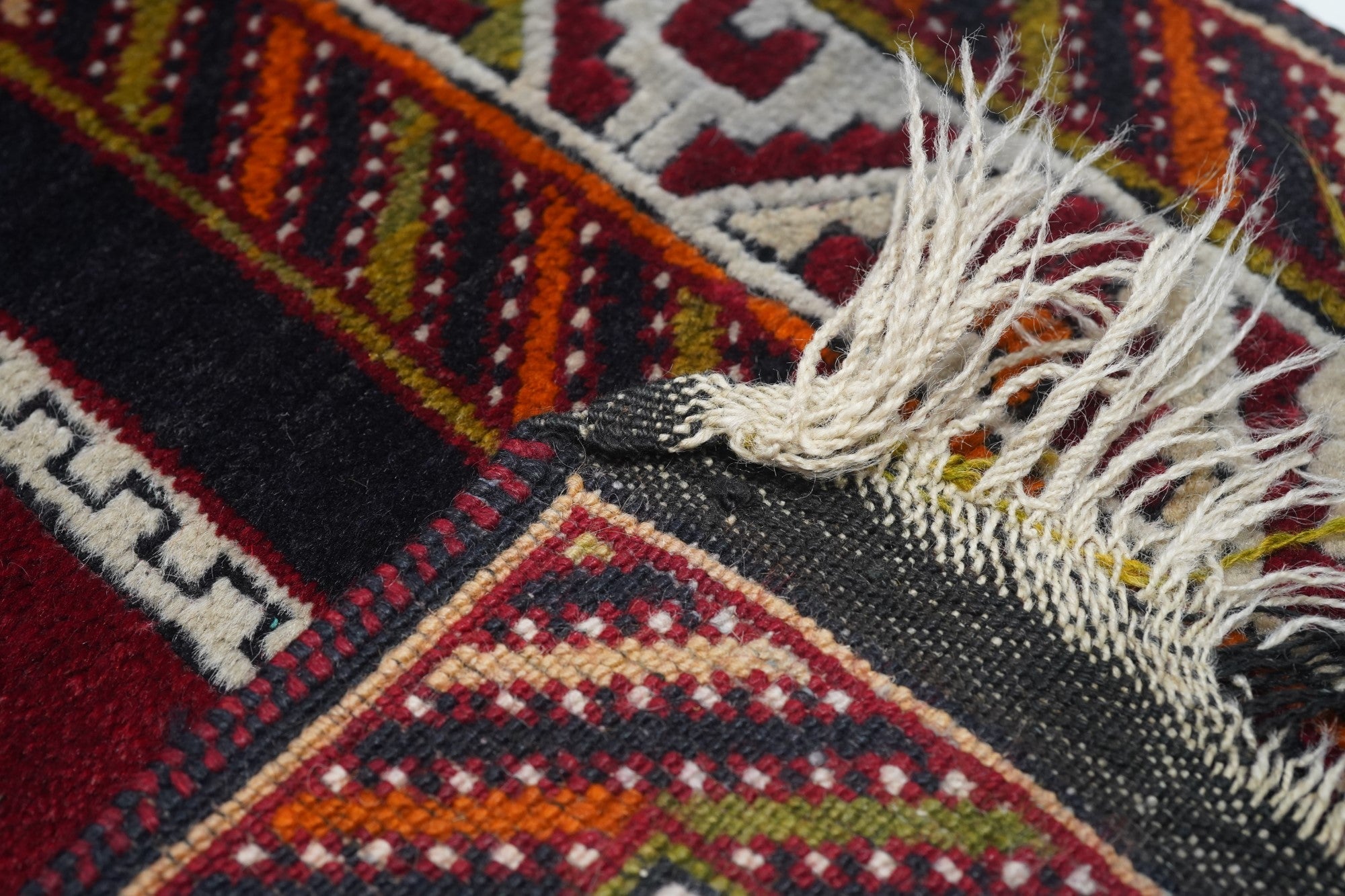 Fine Antique Turkish Tribal Wool Rug 3'3'' x 6'3''