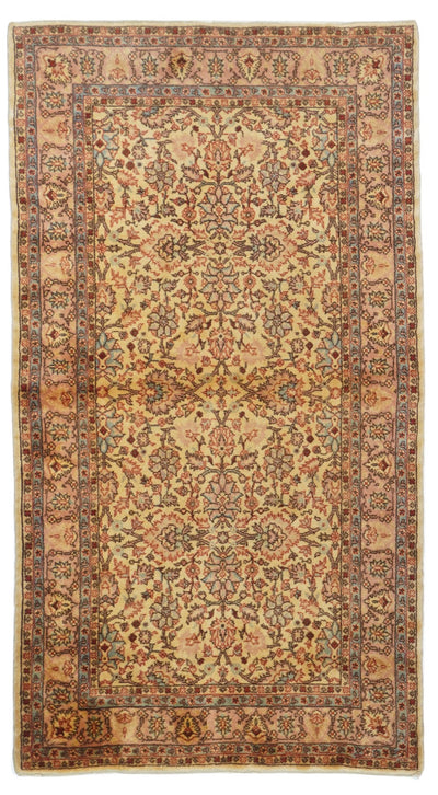 Vintage Turkish Sivas Rug 3'7'' x 6'5''