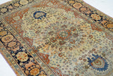Antique Mohtasham Kashan Rug 4'7'' x 6'7''