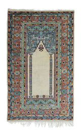 Vintage Turkish Rug 4'1'' x 6'7''