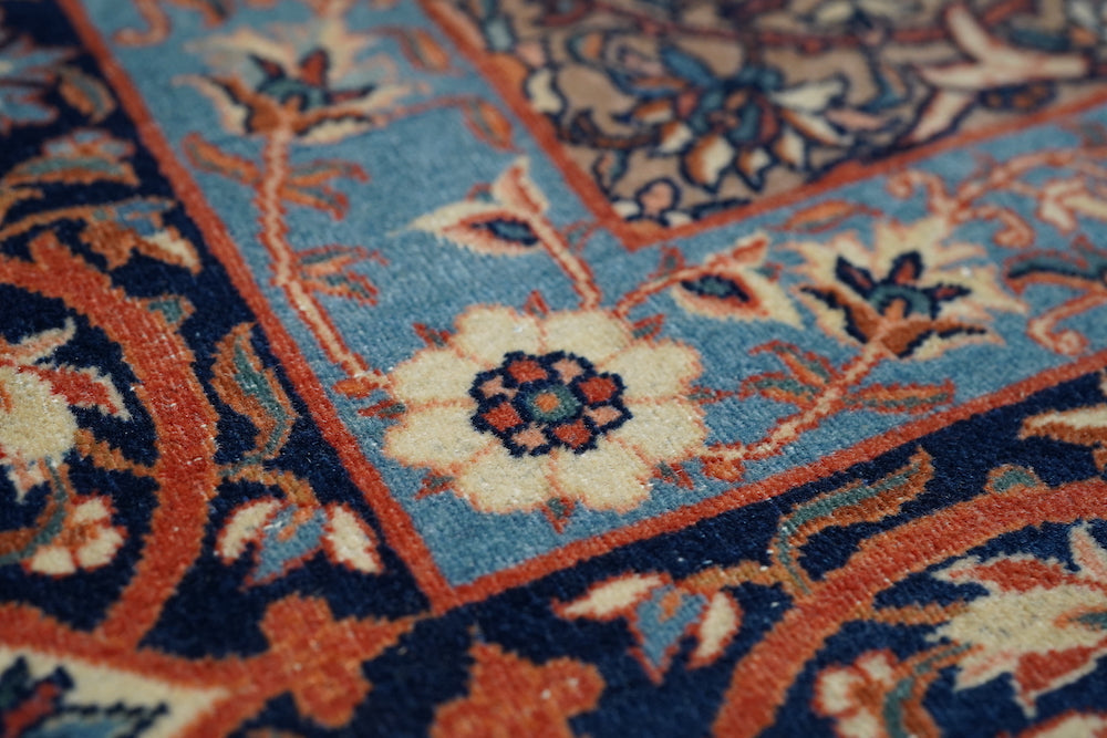 Antique Mohtashem Kashan Rug 4'7'' x 6'8''
