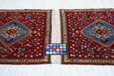 Extremely fine pair of saddle bag  Kashkouli Rug 2'0" x 4'0"