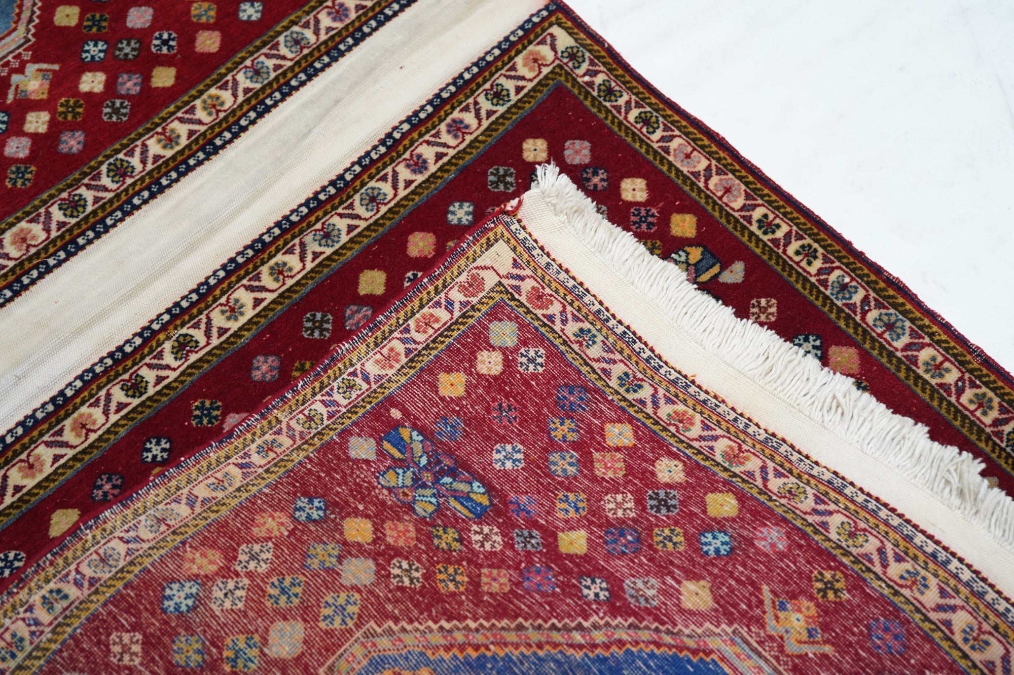 Extremely fine pair of saddle bag  Kashkouli Rug 2'0" x 4'0"
